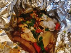 烤脑花-老安火盆烤肉(金寨路店)