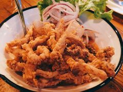 酸橘汁腌鲈鱼配炸鱿鱼-El Bodegon阿根廷秘鲁餐厅(幸福路店)