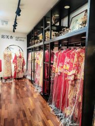 -懿沉香中式嫁衣礼服秀禾服龙凤褂马来褂旗袍总店