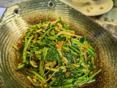 酸笋炒空心菜-浩海火燒雲傣家菜(静安芮欧店)