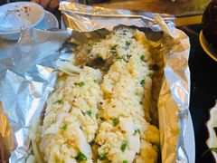 铁板蒜香鲈鱼-西江美食舫·江西菜(健德桥店)