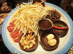 青木瓜鱼干沙拉-泰妃殿(武汉首店)