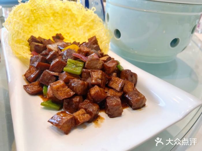 海天一色海景自助餐厅(西港花园店)鲍鱼菇滑牛肉图片
