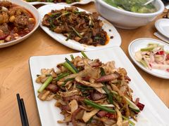 方竹笋爆腊肉-灯盏窝饭店(新都分店)