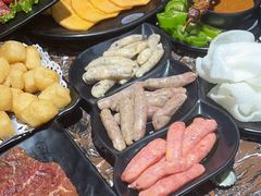 -啊美丽炭火烤肉(滑翔一店)
