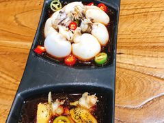 海味三联-东来菜馆•手抓海鲜家常菜•海鲜锅贴(鸽子窝店)