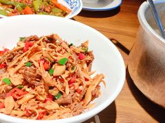 糯米笋炒牛肉-农耕记·湖南土菜(halo广场店)
