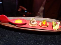 分子料理前菜-wann lounge 低温慢煮牛排·清吧