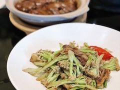 虾酱花肉炒台山菜花-炳胜品味(海印总店)