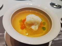 珍珠翡翠虾球汤-程府宴(南长街四合院店)