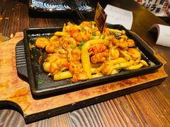 铁板销魂椒椒小龙虾-小川洋风料理(街道口店)