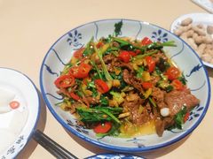 小炒黄牛肉-江味龙虾馆·裸蓝龙虾(南山店)