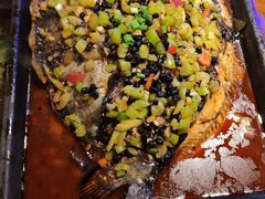 豆豉鱼-江边城外烤全鱼(方庄时代购物中心店)