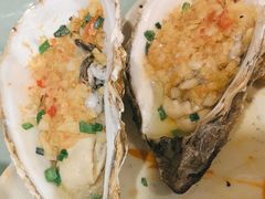 蒜蓉烤生蚝-蚝老板海鲜烧烤大排档(码头店)