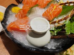 厚切深海三文鱼刺身-万岁寿司(天河领展店)