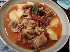 大盘鸡份送皮带面-东方亚克西餐厅(西康路店)