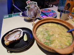 -蚝堡·生蚝海鲜烧烤物种起源•海肠捞饭(刘公岛店)