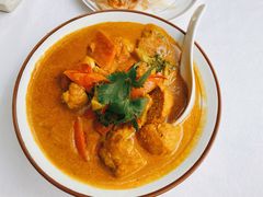 咖喱时蔬配手抓饼-若蘭慈·无国界素食料理(欢乐海岸店)