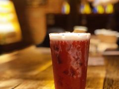 草莓思慕雪拿铁-MANYU COFFEE(广渠门店)