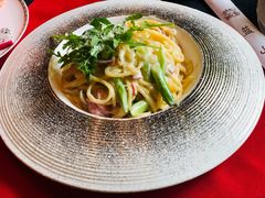 奶油培根意面-蓝山咖啡馆(白马湖店)