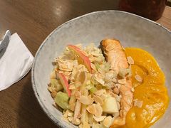 煎三文鱼花菜南瓜酱色拉-BAKER&SPICE(环贸店)
