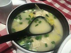 鸡汤小白菜煮榆林豆腐-西贝莜面村(近铁城市广场店)