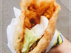 -小红车炸蛋葱油饼