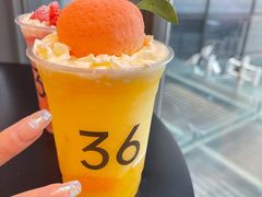 -36抹茶·千层与鲜果茶(欢乐海岸店)