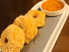 炸虾饼配泰国梅子酱-帕蓝·暹罗料理(大学路店)