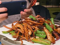 茶树菇炒八爪鱼-桂满陇-十里风荷(合生汇店)