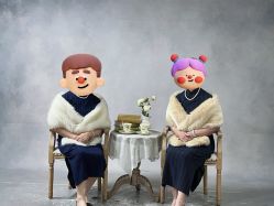 -时光纪亲子全家福照相馆(静安店母女写真父母纪念照)