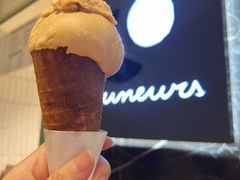 焦糖海盐饼干蛋筒冰淇淋-LUNEURS月乐诗·法式冰淇淋(环贸店)