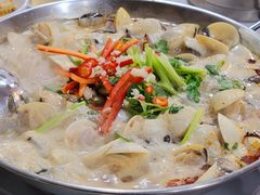 鲜虾白贝煮胜瓜-明本湛江鸡•海鲜小厨(陈家祠店)