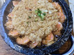 石板蒜蓉虾-小菜园新徽菜(南通崇川金鹰店)