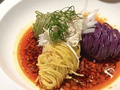 三色鸡丝凉面-绿茶餐厅(松江万达店)