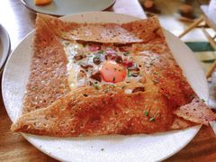 鸡蛋蘑菇熏肉荞麦可丽饼-RAC BAR(安福路店)