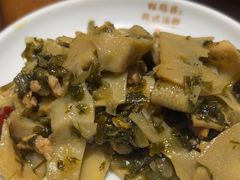雪菜炒冬笋-松鹤楼面馆(天一广场店)