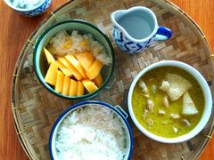 泰式绿咖喱加芒果糯米饭-我的甜·泰国餐厅