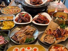 -草家酱蟹炭火烤肉店(珲春南路一店)