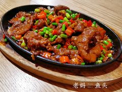 铁板牛肉-老妈私房鱼头(欧洲城店)