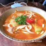 意面以前都是点蛋包饭，这次换了个意面