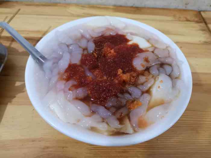 铁塔寺扁串豆腐脑蛙鱼-"这个疫情期间还是第一次光顾,生意也太好了.