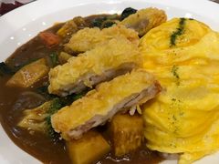 炸虾咖喱蛋包饭-池奈·日式咖喱蛋包饭(赛高店)