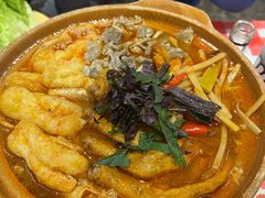 老表记爆炒螺蛳粉-老表记广西宵夜螺蛳鸭脚煲(西大店)