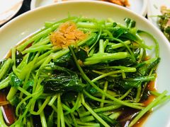 虾皮热炝芥蓝苗-海天楼中餐厅(吴宫泛太平洋酒店)