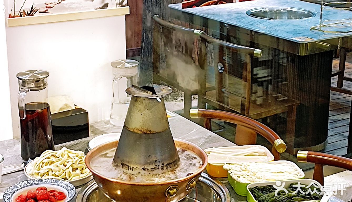 在和平门吃到了地道的老北京铜锅涮肉❗