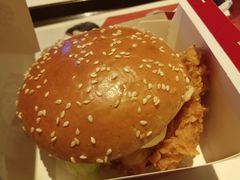 香辣鸡腿堡-肯德基(江门万达店)