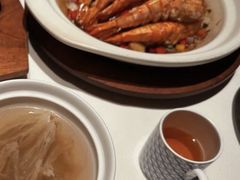 砂锅焗竹节虾-炳胜私厨(万象前海店)