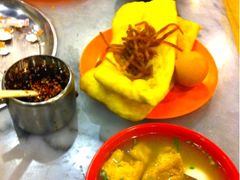 豆泡汤，油饼-马记伊源斋涮肉·清真菜(潘家园古玩市场店)