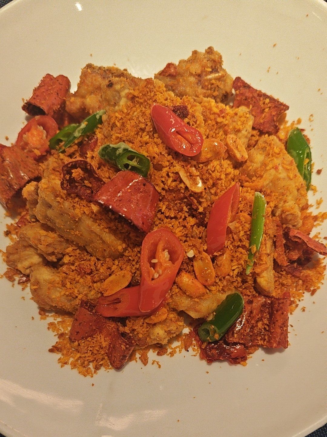 这个避风塘鱼骨非常好吃哦 口感很不错 我